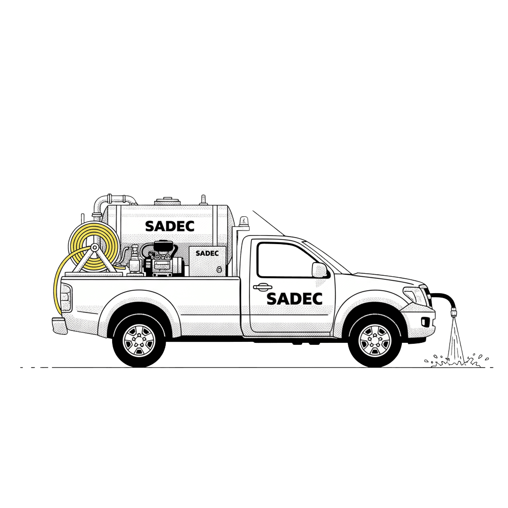 Camion de dégorgement