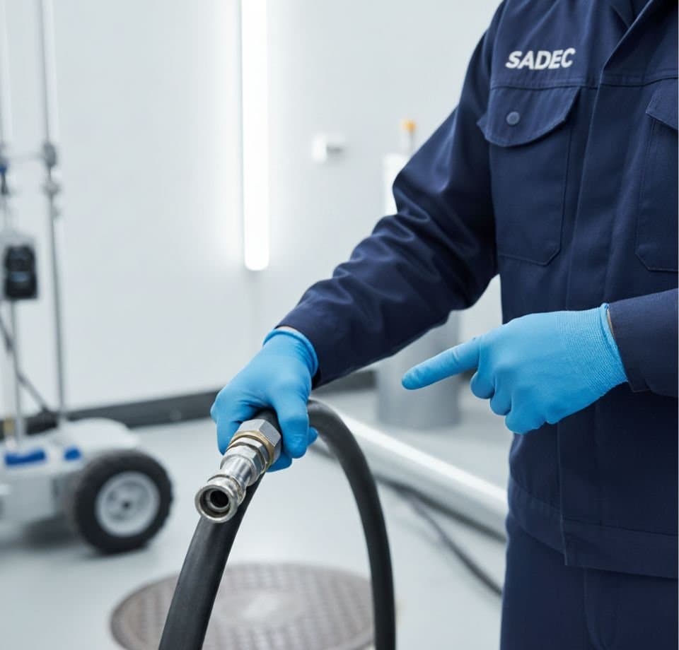 Technicien SADEC en intervention